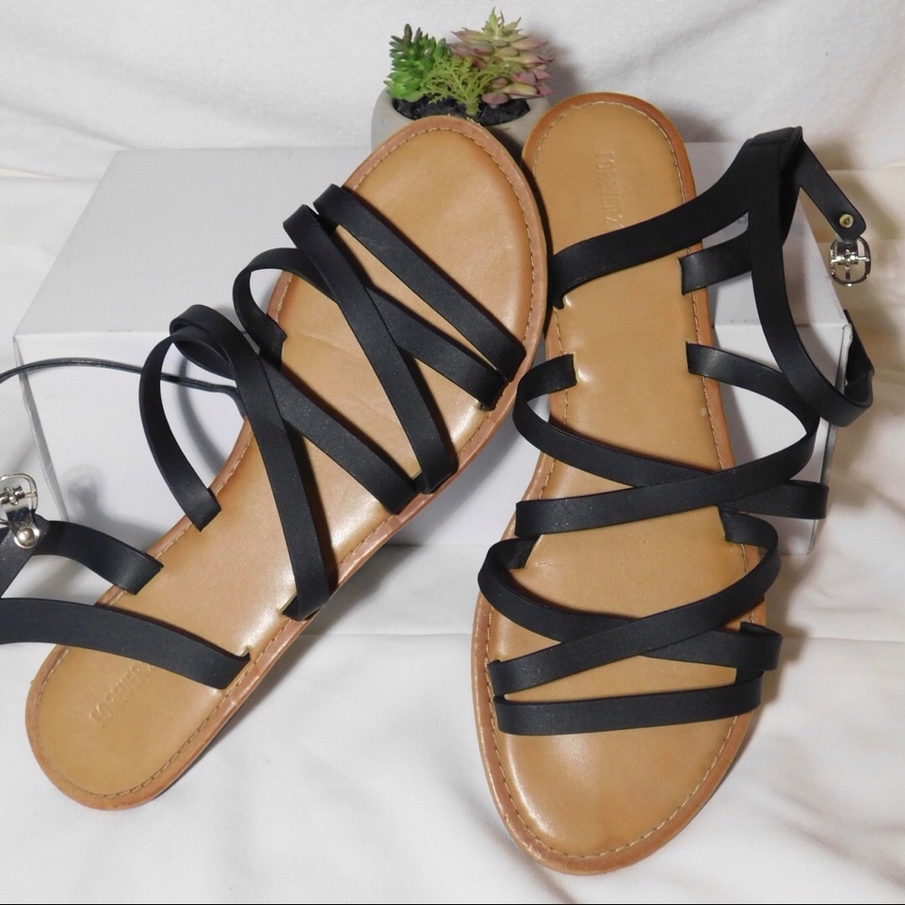 Black sandals